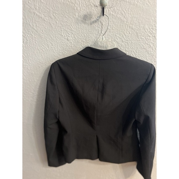 Calvin Klein Women Black Cropped Blazer Size 8 - Picture 3 of 6